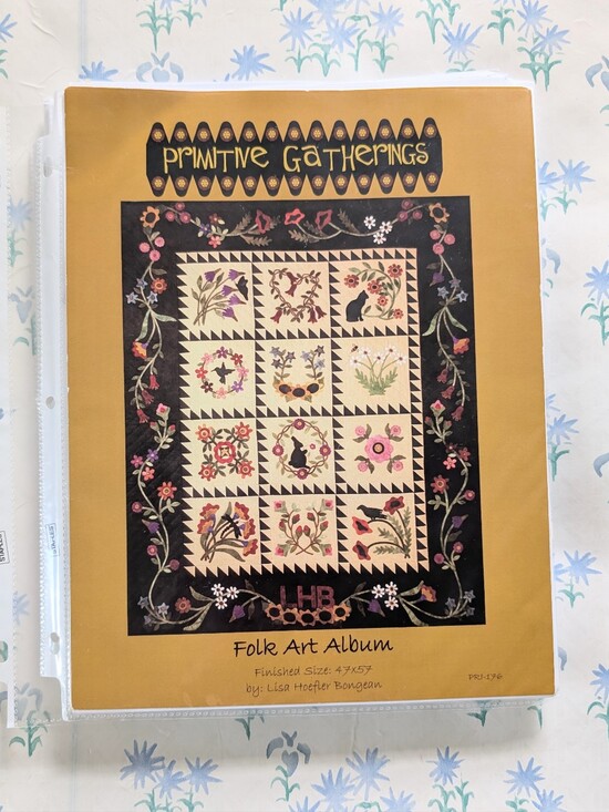 Primitive Gatherings Other - Primitive Gatherings Folk Art Album Applique Block Quilt Patterns NEW Farmhouse